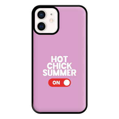 Hot Chick Summer - Summer Quotes Phone Case for iPhone 12 Mini