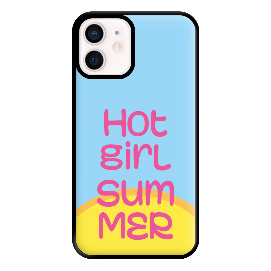 Hot Girl Summer - Summer Quotes Phone Case for iPhone 12 Mini