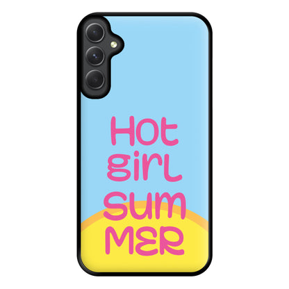 Hot Girl Summer - Summer Quotes Phone Case for Galaxy A14