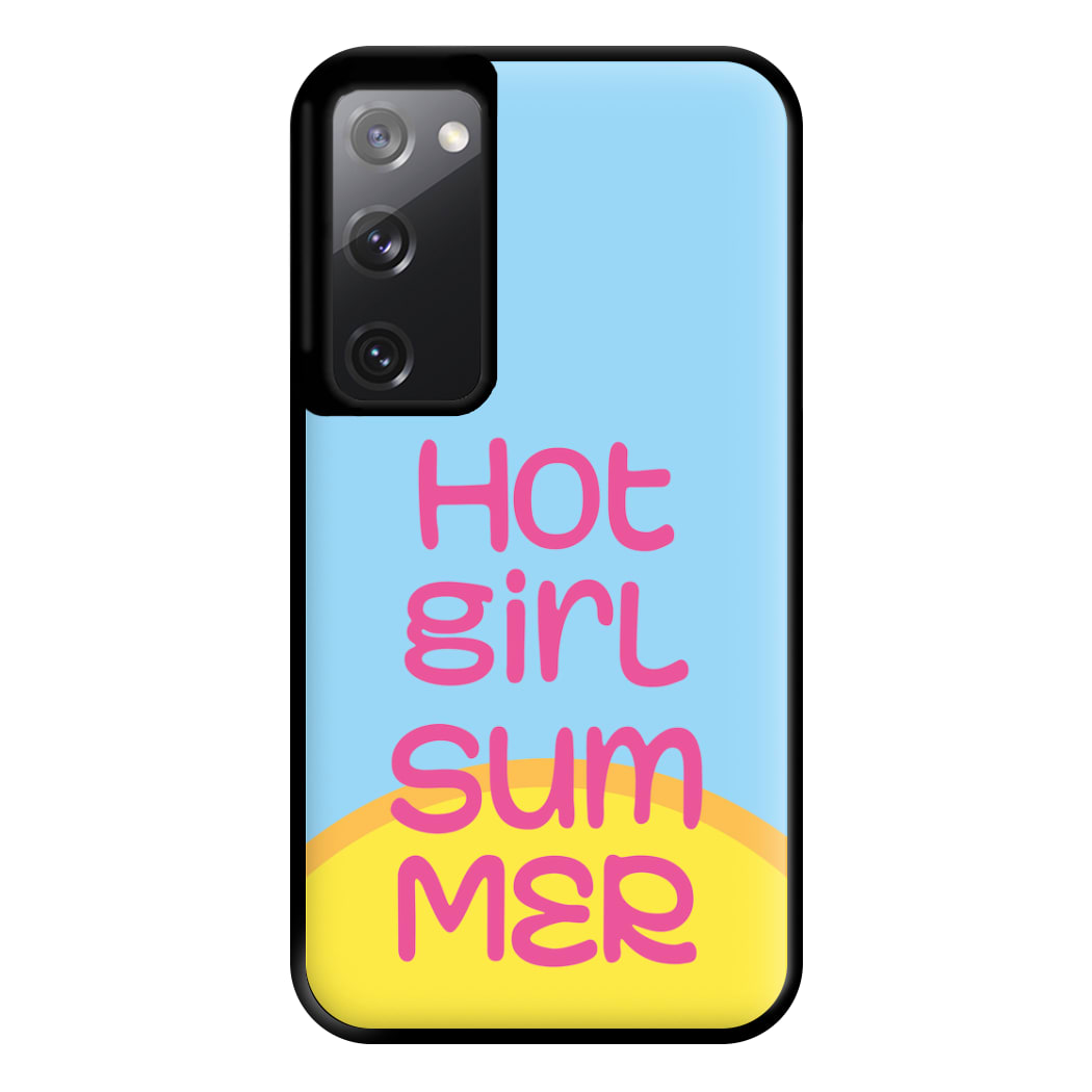 Hot Girl Summer - Summer Quotes Phone Case for Galaxy S20FE