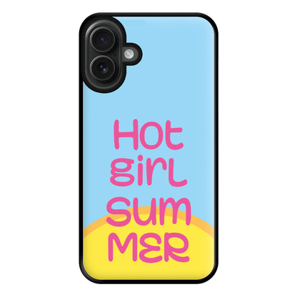 Hot Girl Summer - Summer Quotes Phone Case for iPhone 16 Plus