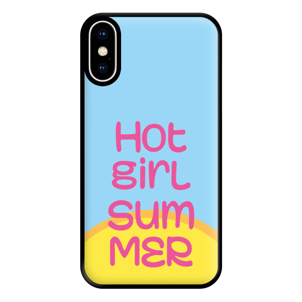 Hot Girl Summer - Summer Quotes Phone Case for iPhone XS Max