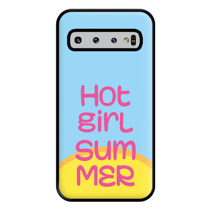 Hot Girl Summer - Summer Quotes Phone Case for Galaxy S10 Plus