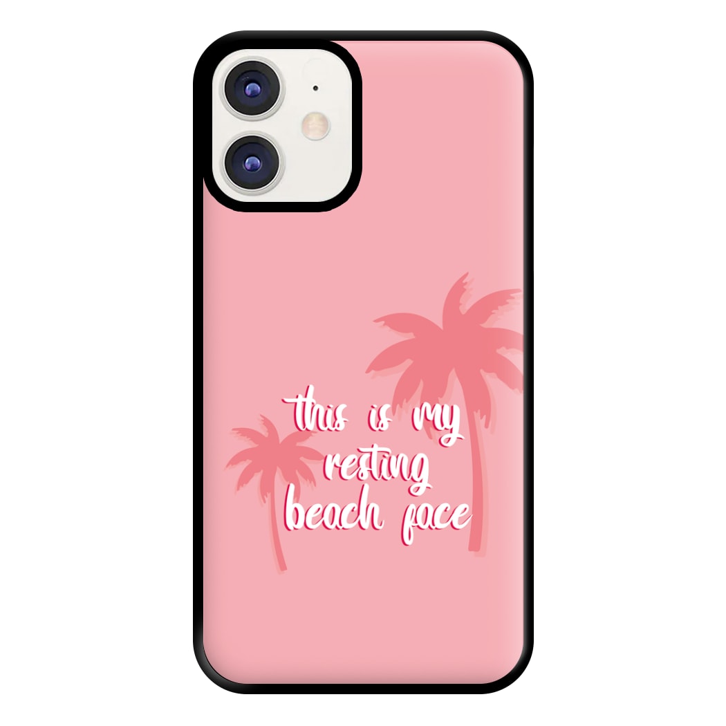 This Is My Resting Beach Face - Summer Quotes Phone Case for iPhone 11