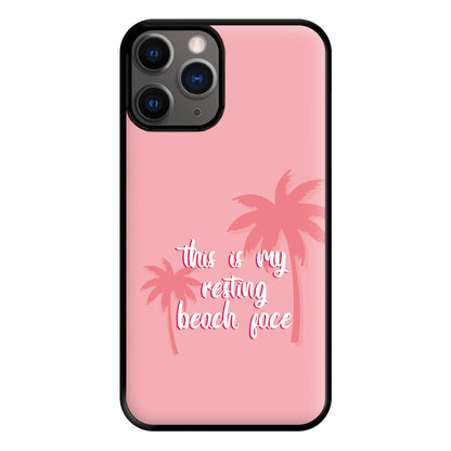 This Is My Resting Beach Face - Summer Quotes Phone Case for iPhone 12 Pro Max