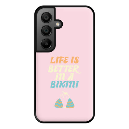 Life Is Better In A Bikini - Summer Quotes Phone Case for Google Pixel 8