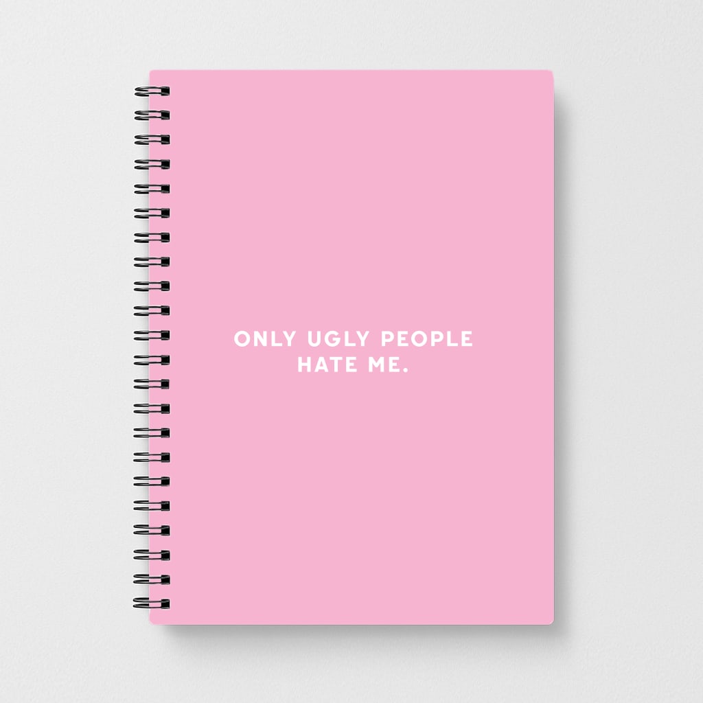 Only Ugly People Hate Me - Summer Quotes Notebook