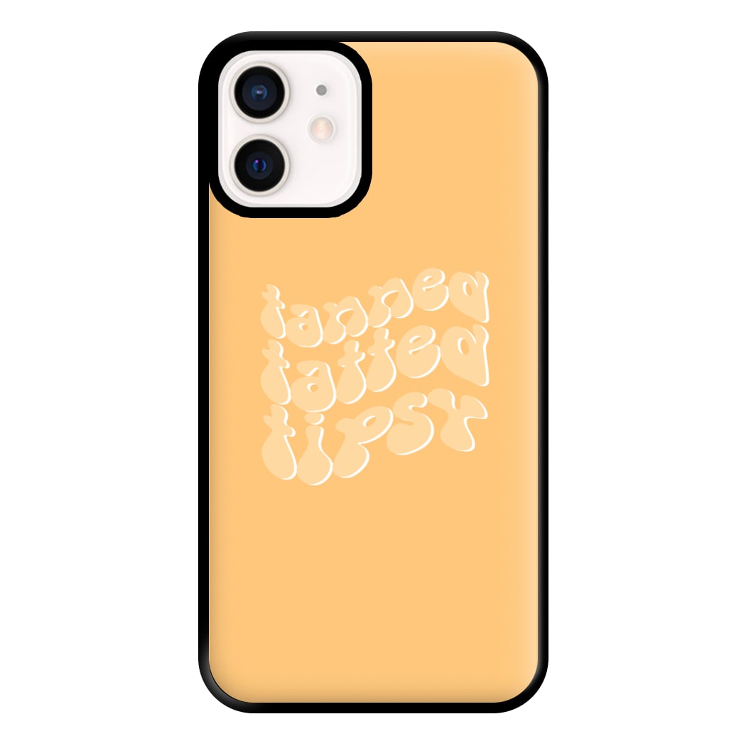 Tanned Tatted Tipsy - Summer Quotes Phone Case for iPhone 12 Mini