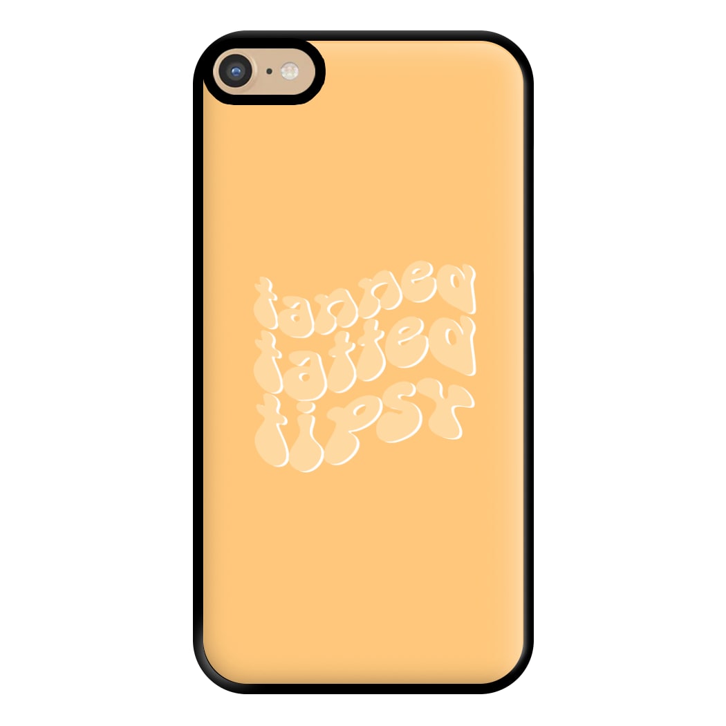 Tanned Tatted Tipsy - Summer Quotes Phone Case for iPhone 6 Plus / 7 Plus / 8 Plus