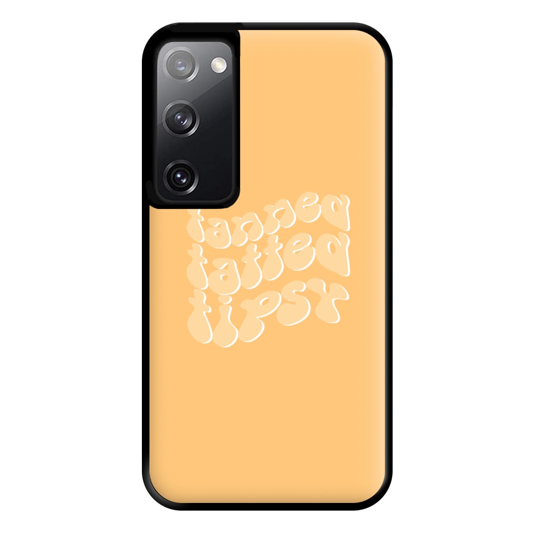 Tanned Tatted Tipsy - Summer Quotes Phone Case for Galaxy S20