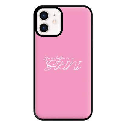 Life is better - Summer Quotes Phone Case for iPhone 12 Mini