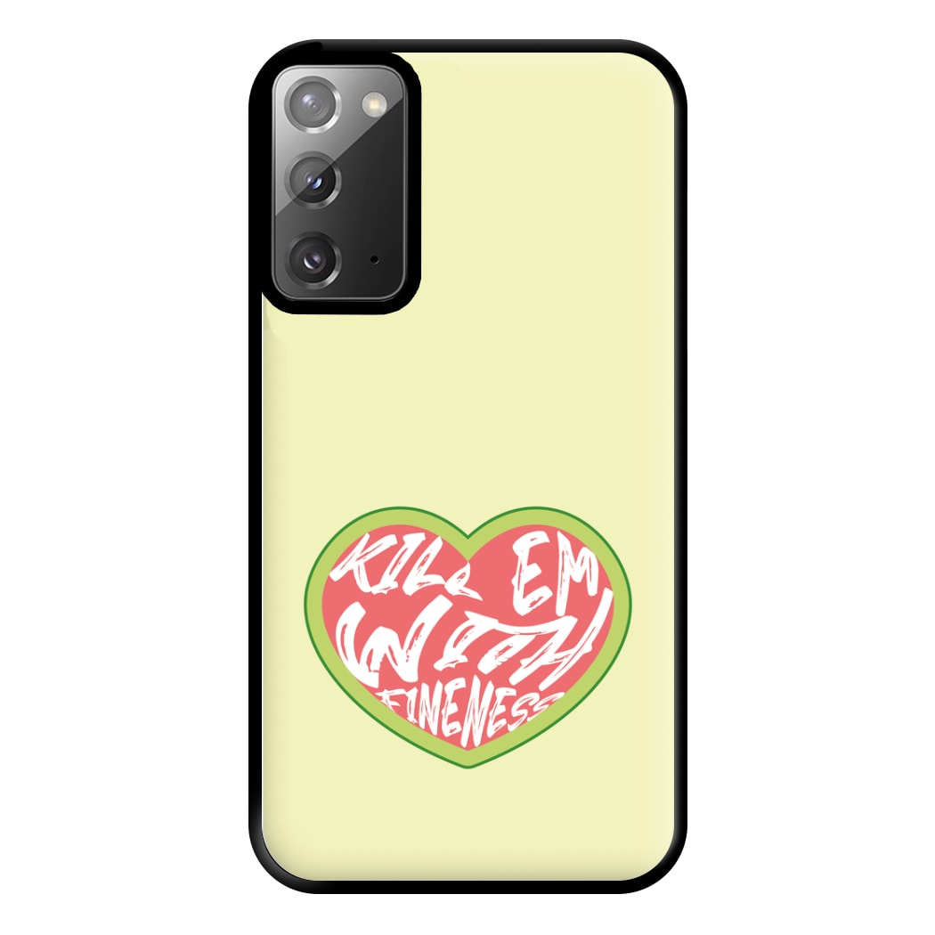 Kill Em With Kindness - Summer Quotes Phone Case for Galaxy Note 20 Ultra