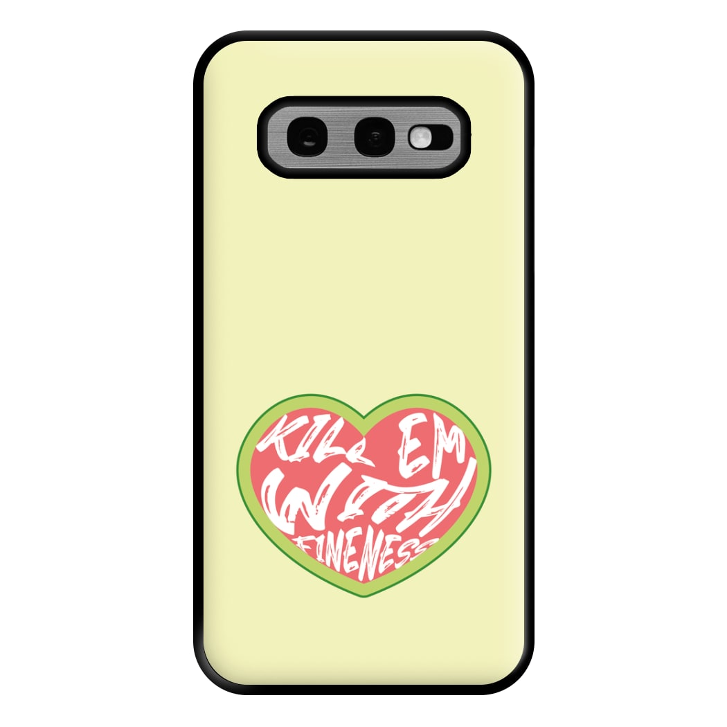 Kill Em With Kindness - Summer Quotes Phone Case for Galaxy S10e