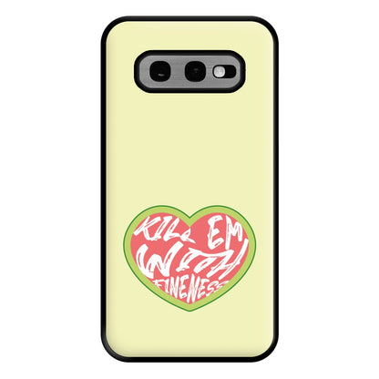 Kill Em With Kindness - Summer Quotes Phone Case for Galaxy S10e