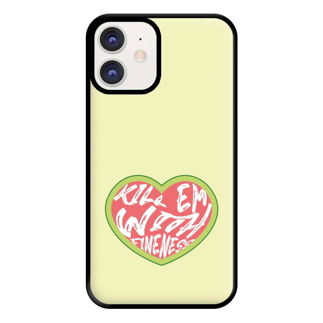 Kill Em With Kindness - Summer Quotes Phone Case for iPhone 12 / 12 Pro