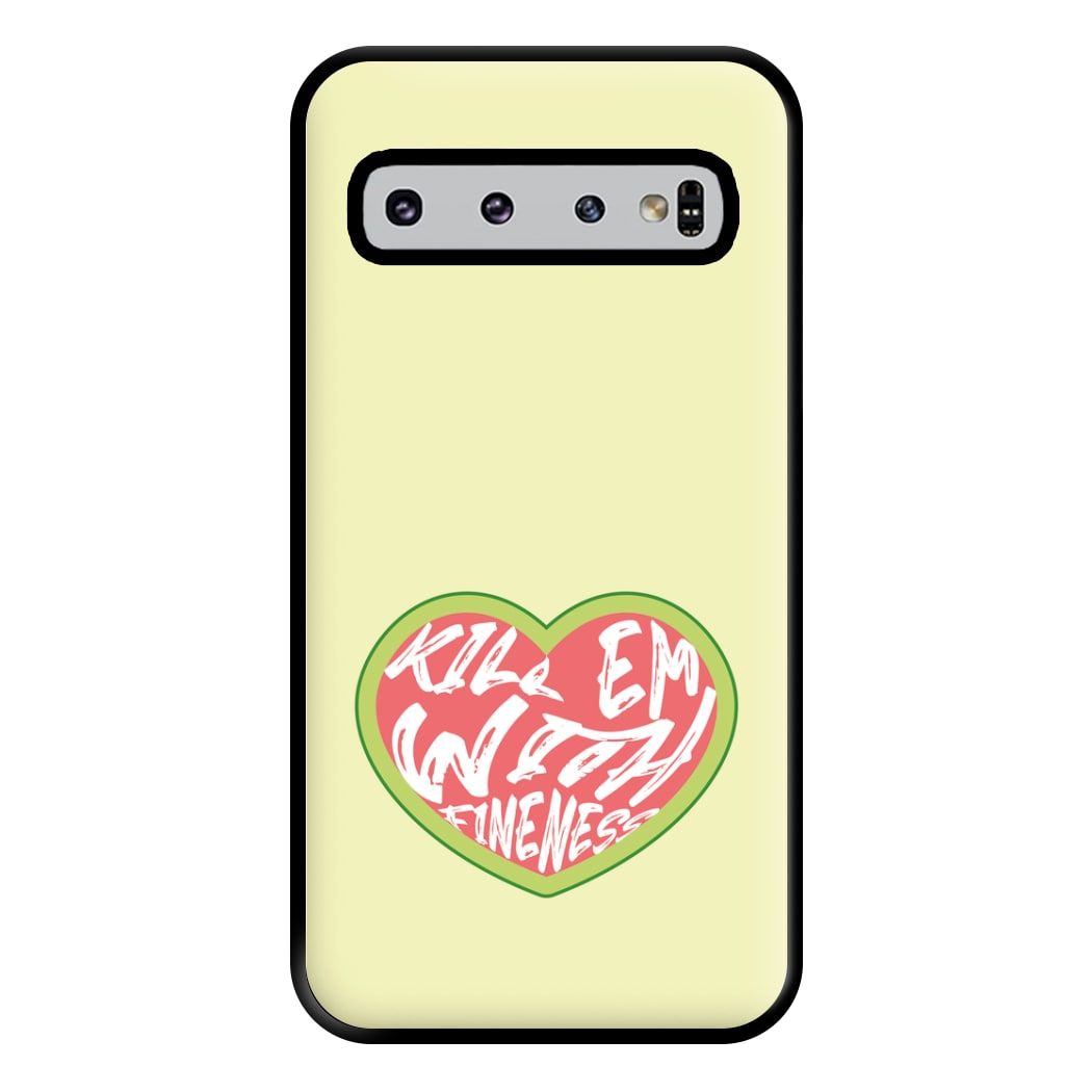 Kill Em With Kindness - Summer Quotes Phone Case for Galaxy S10 Plus