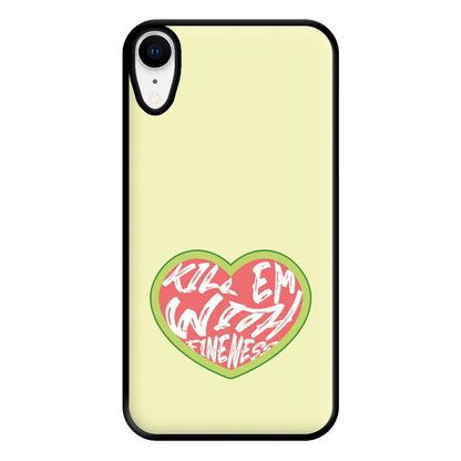 Kill Em With Kindness - Summer Quotes Phone Case for iPhone XR