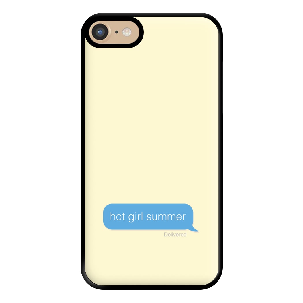 Hot Girl Summer Text - Summer Phone Case for iPhone 6 / 7 / 8 / SE