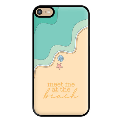 Meet Me At The Beach - Summer Phone Case for iPhone 6 Plus / 7 Plus / 8 Plus