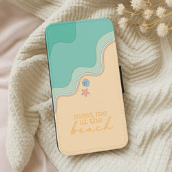 Meet Me At The Beach - Summer Wallet Phone Case