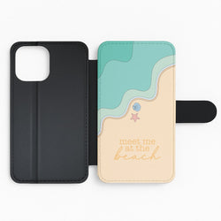 Meet Me At The Beach - Summer Flip Phone Case