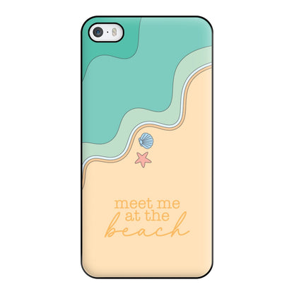 Meet Me At The Beach - Summer Phone Case for iPhone 5 / 5s / SE 2016