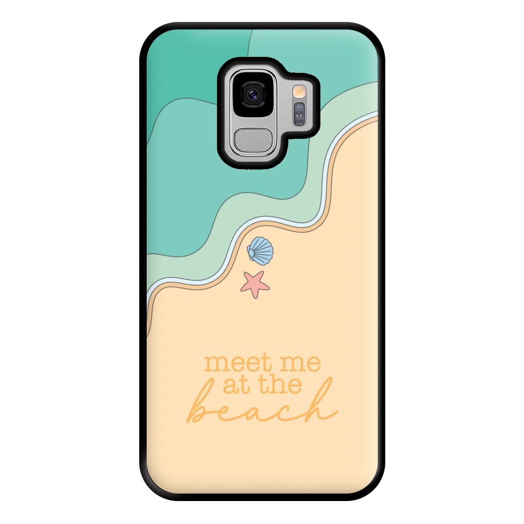 Meet Me At The Beach - Summer Phone Case for Galaxy S9 Plus