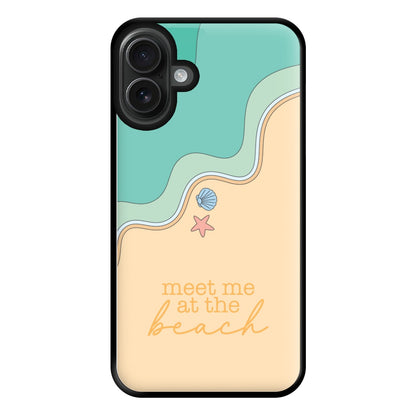 Meet Me At The Beach - Summer Phone Case for iPhone 16 Plus