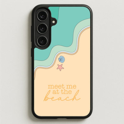 Meet Me At The Beach - Summer Phone Case for Galaxy S25FE