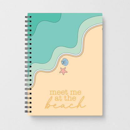 Meet Me At The Beach - Summer Notebook