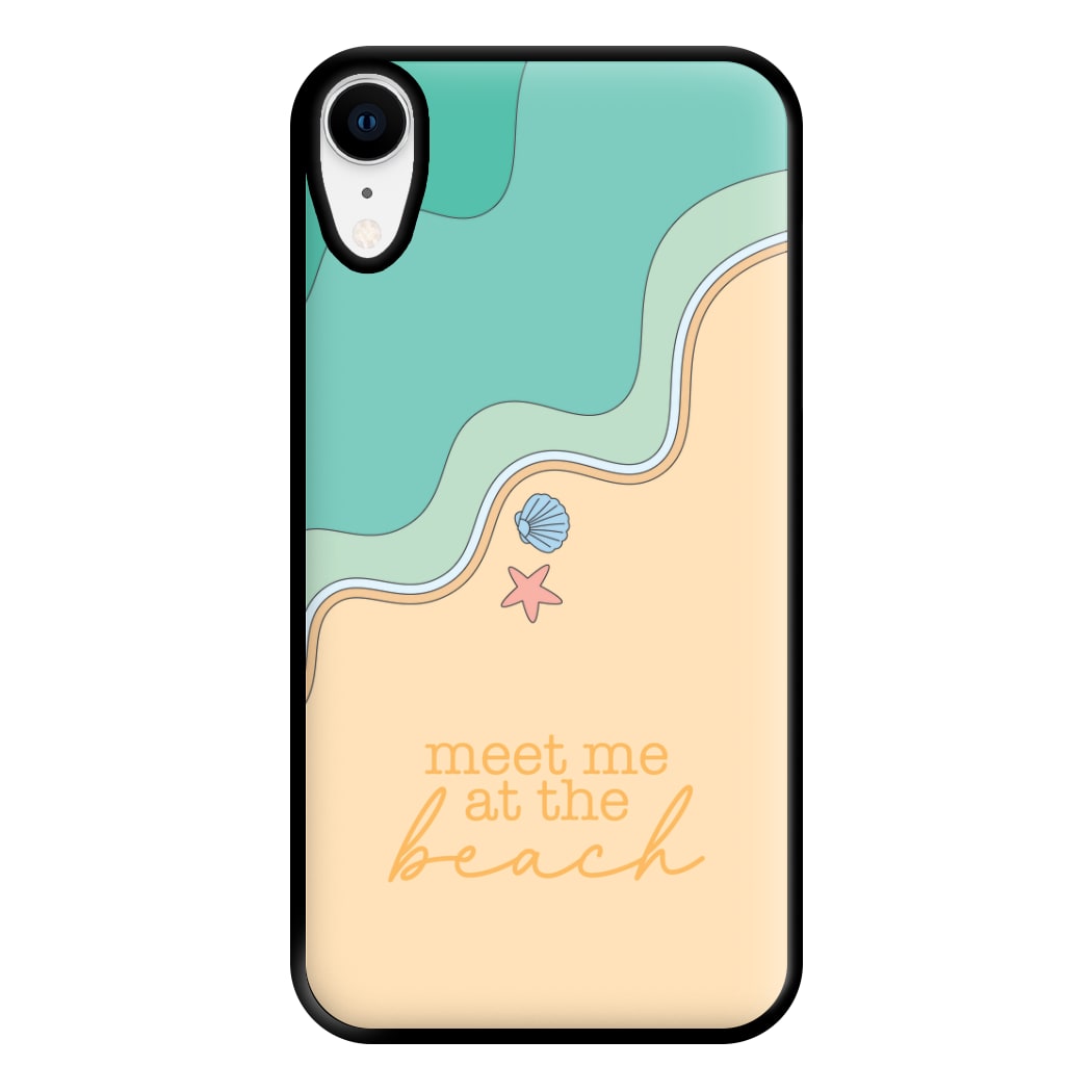 Meet Me At The Beach - Summer Phone Case for iPhone XR