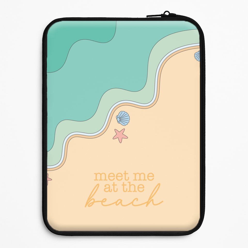 Meet Me At The Beach - Summer Laptop Sleeve