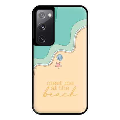 Meet Me At The Beach - Summer Phone Case for Galaxy S20FE