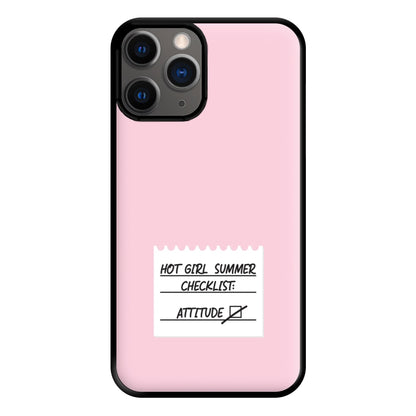 Hot Girl Summer Checklist - Summer Phone Case for iPhone 12 Pro Max