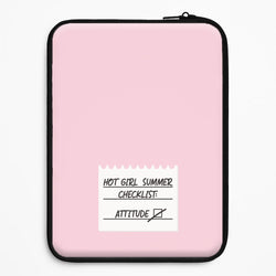 Hot Girl Summer Checklist - Summer Universal Laptop Sleeve