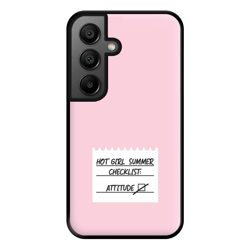 Hot Girl Summer Checklist - Summer Phone Case for Google Pixel 8