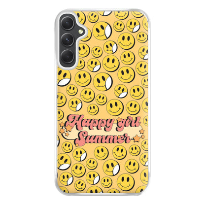 Happy Girl Summer - Summer Phone Case for Galaxy A54