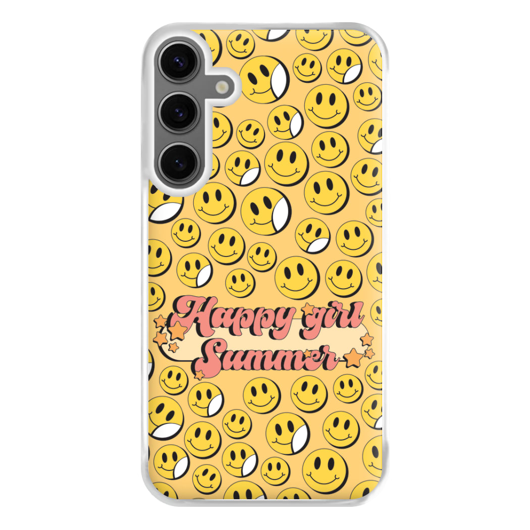 Happy Girl Summer - Summer Phone Case for Galaxy S24FE