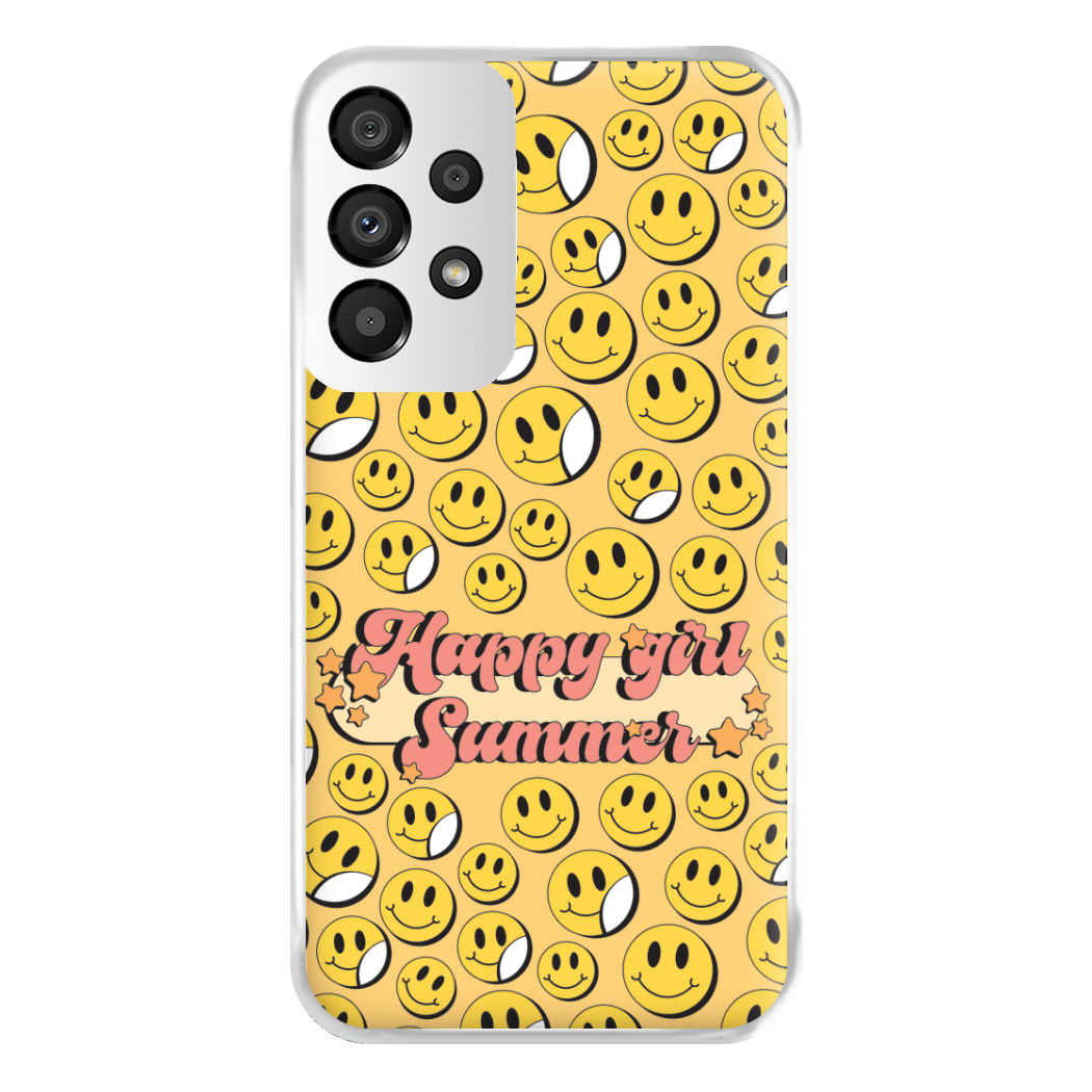 Happy Girl Summer - Summer Phone Case for Galaxy A33