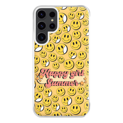 Happy Girl Summer - Summer Phone Case for Galaxy S23 Ultra