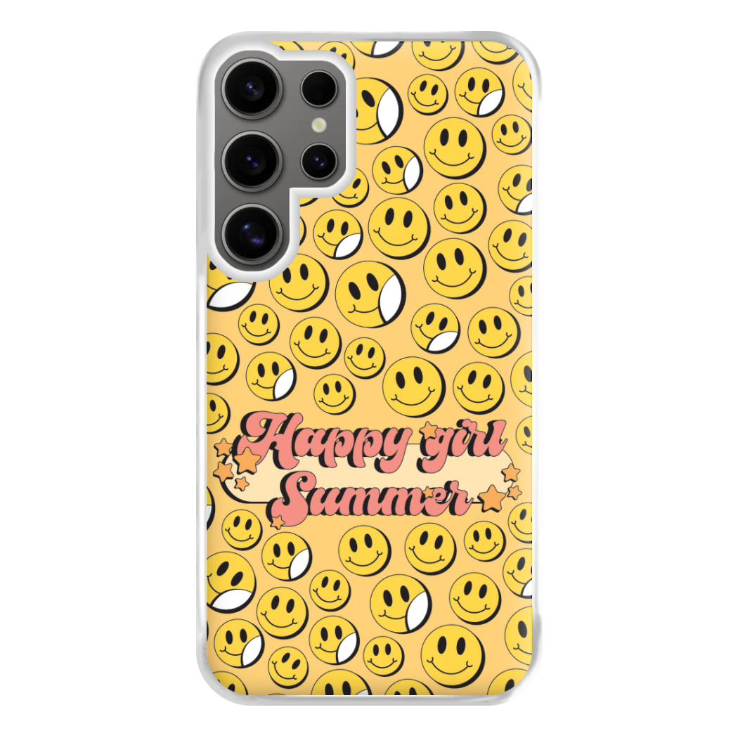 Happy Girl Summer - Summer Phone Case for Galaxy S24 Ultra