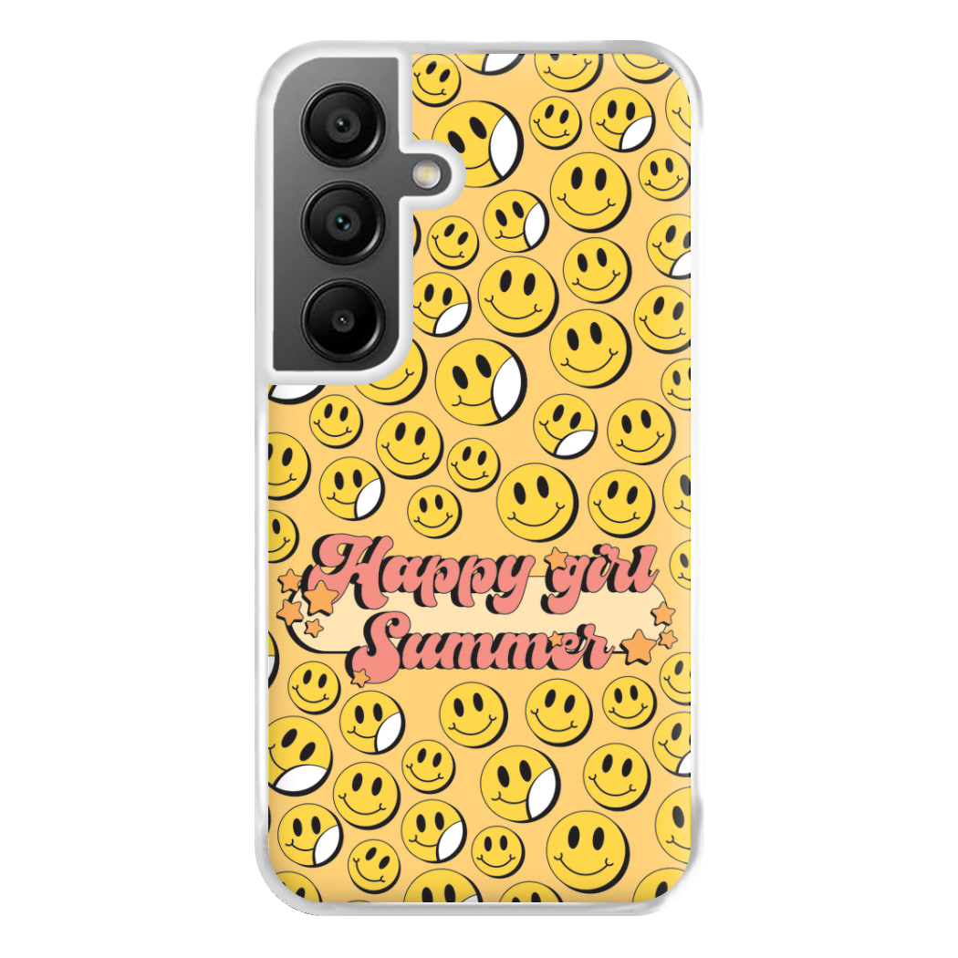 Happy Girl Summer - Summer Phone Case for Galaxy A55