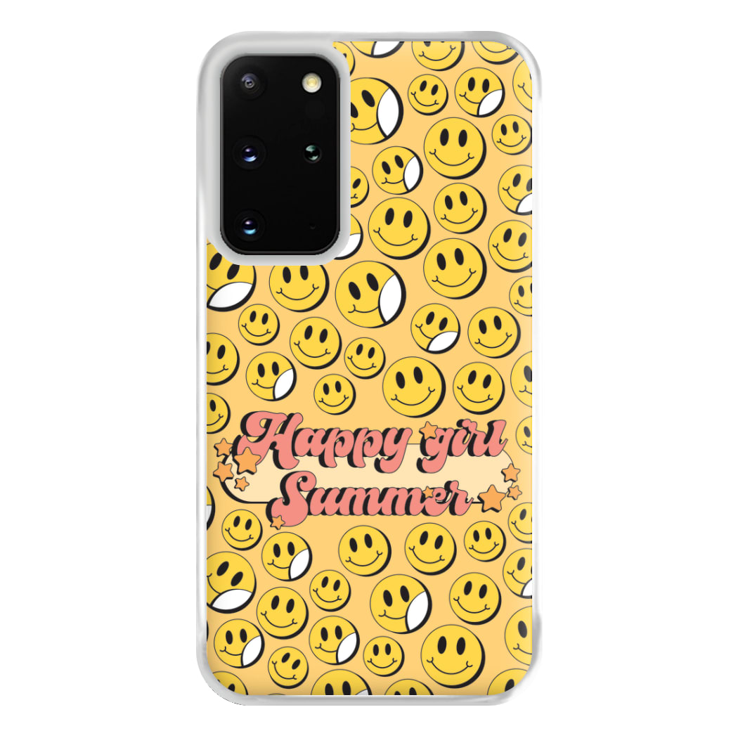 Happy Girl Summer - Summer Phone Case for Galaxy S20 Plus