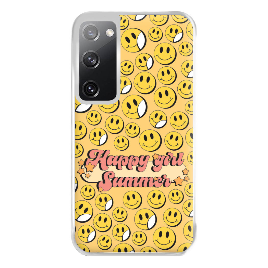 Happy Girl Summer - Summer Phone Case for Galaxy S20