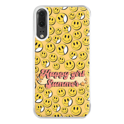 Happy Girl Summer - Summer Phone Case for Huawei P20