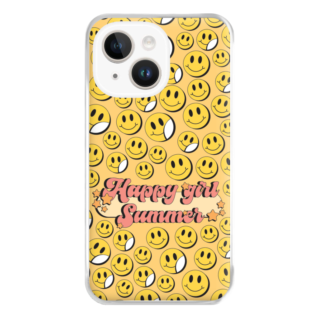 Happy Girl Summer - Summer Phone Case for iPhone 14 Plus