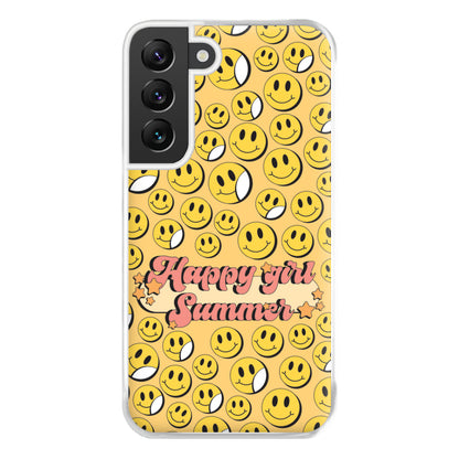 Happy Girl Summer - Summer Phone Case for Galaxy S22 Plus