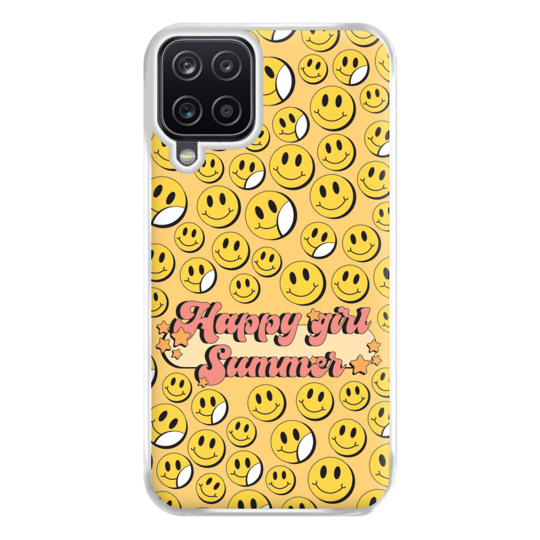 Happy Girl Summer - Summer Phone Case for Galaxy A12