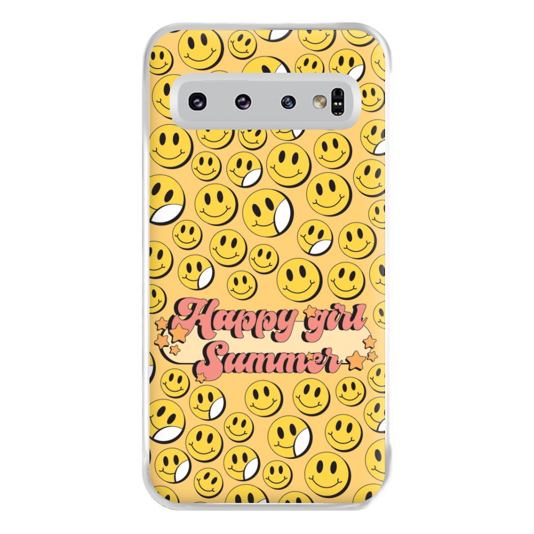 Happy Girl Summer - Summer Phone Case for Galaxy S10 Plus