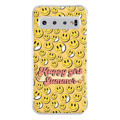 Happy Girl Summer - Summer Phone Case for Galaxy S10 Plus